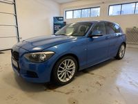 Begagnad BMW 118 M Sport 143 HK (105 kW) 2014 Blå Halvkombi