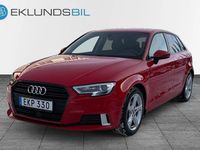 Begagnad Audi A3 Comfort 116 HK (85 kW) 2017 Röd