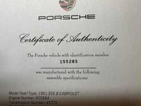 begagnad Porsche 356 B 1600 S Cabriolet * MATCHING NR *