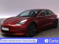 Begagnad Tesla Model 3 Long Range AWD 366 kW (498 HK) 2019 Röd Sedan