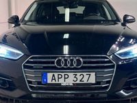 begagnad Audi A5 Sportback 2.0 TFSI quattro S Tronic Pvärm SoV Drag 2018, Sportkupé