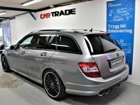 begagnad Mercedes C63 AMG AMG T AVANTGARDE TAKLUCKA LÅGA MIL 457HK