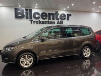 Begagnad VW Sharan 150 HK (110 kW) 2018 Mörkbrun Minibuss