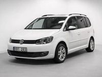Begagnad VW Touran 105 HK (77 kW) 2014 Vit Minibuss