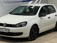 Begagnad VW Golf VI 105 HK (77 kW) 2010 Vit Halvkombi