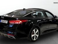 Begagnad Kia Optima Turbo 245 HK (180 kW) 2017 Svart Sedan