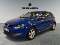 Begagnad VW Polo 91 HK (66 kW) 2012 Blå Halvkombi