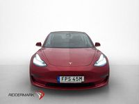 Begagnad Tesla Model 3 Long Range AWD 366 kW (498 HK) 2019 Röd Sedan