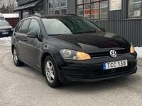 Begagnad VW Golf VII 105 HK (77 kW) 2014 Svart Kombi