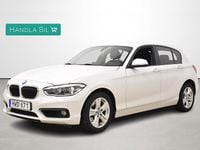 Begagnad BMW 118 Advantage 150 HK (110 kW) 2016 Vit Halvkombi