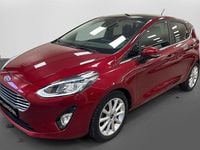 Begagnad Ford Fiesta Titanium 101 HK (74 kW) 2017 Röd Halvkombi