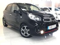 Begagnad Kia Picanto 67 HK (49 kW) 2015 Svart Halvkombi
