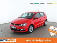Begagnad VW Polo 91 HK (66 kW) 2015 Röd Halvkombi