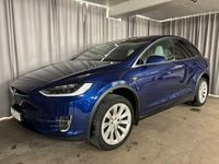 Begagnad Tesla Model X 230 kW (313 HK) 2016 Blå SUV