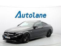 begagnad Mercedes C43 AMG AMG4M Coupé, Panorama, Burmester® 390hk