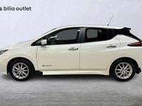 Begagnad Nissan Leaf 2018 Vit Halvkombi