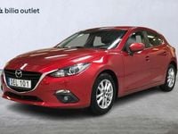 Begagnad Mazda 3 Core 120 HK (88 kW) 2014 Röd Halvkombi