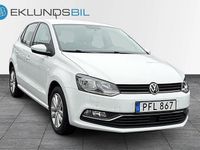 Begagnad VW Polo 90 HK (66 kW) 2017 Vit Halvkombi