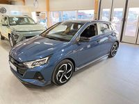 Begagnad Hyundai i20 N Line 101 HK (74 kW) 2024 Blå metallic Halvkombi