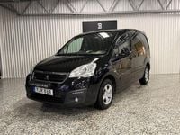 Begagnad Peugeot Partner 120 HK (88 kW) 2017 Svart Minibuss