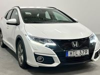 Begagnad Honda Civic 141 HK (103 kW) 2015 Vit Kombi