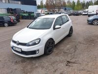 Begagnad VW Golf VI GTD 170 HK (125 kW) 2011 Vit Halvkombi