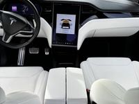 begagnad Tesla Model X 100D | Vit interiör | 6 -sits | Supercharge|