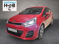 Begagnad Kia Rio 86 HK (63 kW) 2015 Röd Sedan