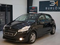 Begagnad Peugeot 208 82 HK (60 kW) 2014 Svart Halvkombi