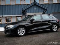 Begagnad Audi A3 S-Line 150 HK (110 kW) 2021 Svart