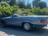 Begagnad Mercedes SL350 195 HK (143 kW) 1972 Ljusblå Cab