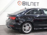 begagnad Audi A3 Sedan 2.0 TFSI Q 190HK S-Line Kamera LED ACC Värmare