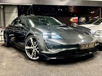 Begagnad Porsche Taycan 350 kW (476 HK) 2021 Mörkgrå Sedan