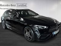 Begagnad Mercedes C300 AMG line 313 HK (230 kW) 2022 Svart Kombi