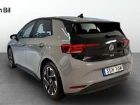 Begagnad VW ID.3 Pro Performance 150 kW (204 HK) 2021 Moonstone grey black Halvkombi