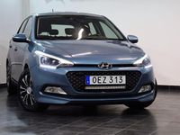 Begagnad Hyundai i20 84 HK (61 kW) 2016 Blå Halvkombi