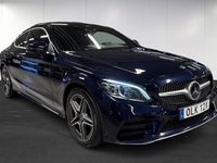 Begagnad Mercedes C220 AMG 194 HK (142 kW) 2019 Blå Sportkupé
