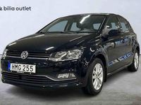 Begagnad VW Polo 2017 Svart Halvkombi