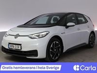 Begagnad VW ID.3 Pro Performance 150 kW (204 HK) 2021 Vit Halvkombi