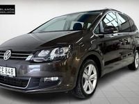 Begagnad VW Sharan 150 HK (110 kW) 2016 Mörkbrun Minibuss