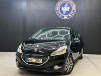 Begagnad Peugeot 208 82 HK (60 kW) 2012 Svart Halvkombi