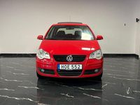 Begagnad VW Polo Comfortline 80 HK (58 kW) 2008 Röd Halvkombi