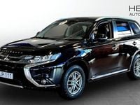 Begagnad Mitsubishi Outlander 203 HK (149 kW) 2016 Svart SUV
