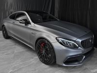 Begagnad Mercedes C63S AMG AMG 510 HK (375 kW) 2016 Designo selenite grey magno Sportkupé