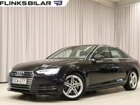 Begagnad Audi A4 190 HK (139 kW) 2016 Svart Sedan