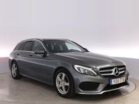 Begagnad Mercedes C220 AMG line 170 HK (125 kW) 2018 Grå Kombi