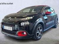 Begagnad Citroën C3 PureTech 2018 Svart Halvkombi