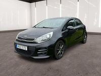 Begagnad Kia Rio 85 HK (62 kW) 2015 Svart Halvkombi