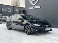Begagnad Honda Civic Dynamic 126 HK (92 kW) 2018 Svart Halvkombi