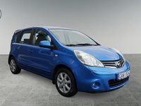 Begagnad Nissan Note 110 HK (80 kW) 2009 Blå Halvkombi